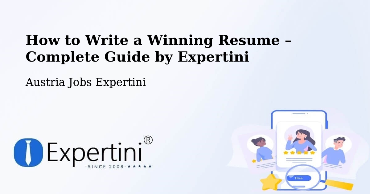 Resume Writing Guide for Job Seekers – Lienz - Lienz, Austria Jobs Expertini