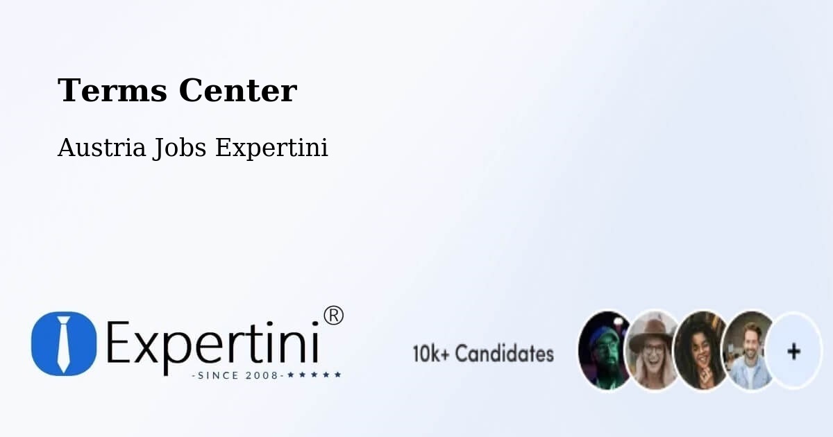 Terms of Service – Lienz - Austria Jobs Expertini